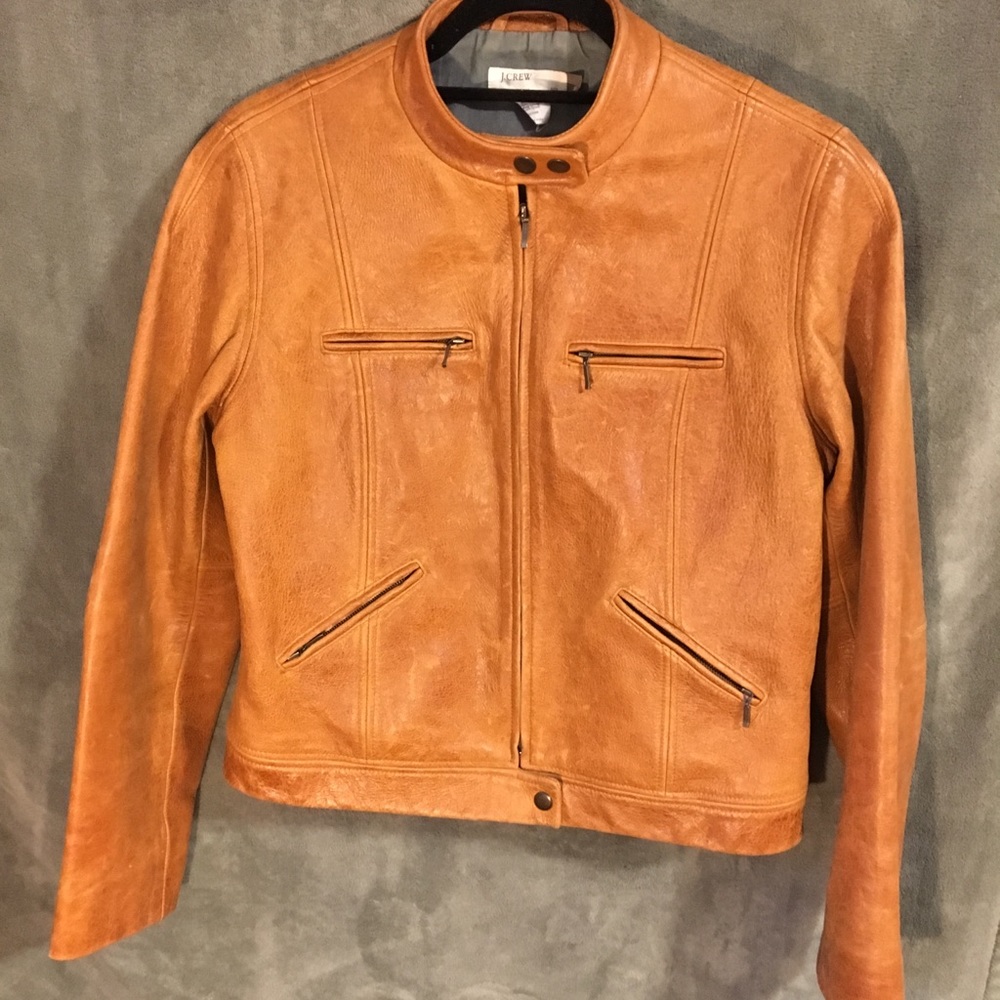J.Crew Leather Moto Jacket